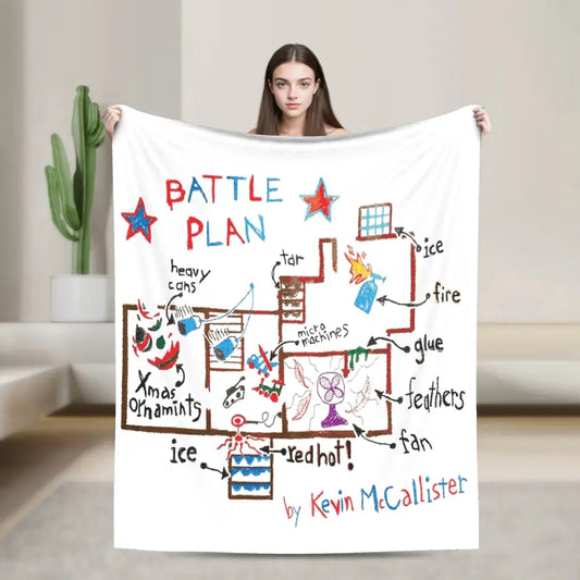 Home Alone Battle Plan Blanket