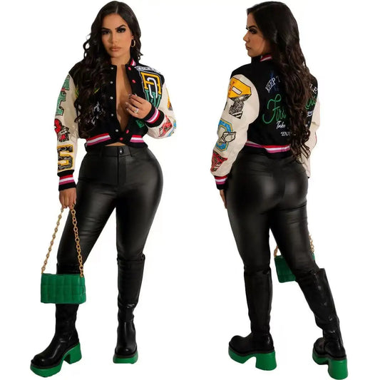 Women Crop Top Jacket